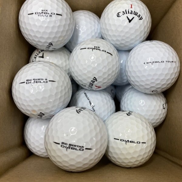 24 Callaway Diablo/HX Diablo/Diablo Tour/Bertha Diablo Pearl/Grade A (Qty. 24)