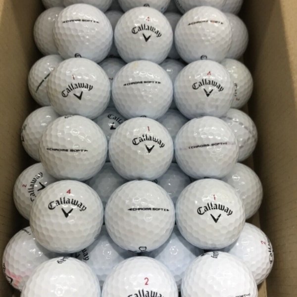 12 Callaway Chrome Soft Pearl/Grade A Lake Balls (Qty. 12)