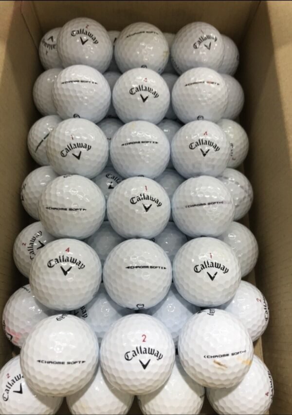 12 Callaway Chrome Soft X PEARL/A GRADE Lake Balls