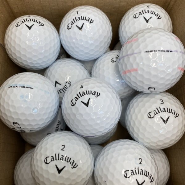 12 Callaway HEX TOUR Pearl/Grade A Lake Balls (Qty. 12)