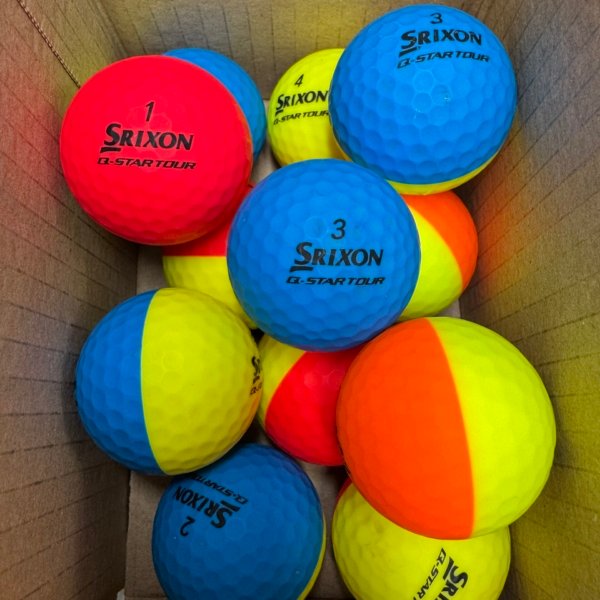 12 Srixon Q Star Tour Divide Pearl/Grade A Lake Balls