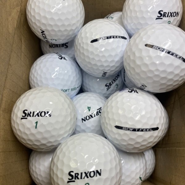 24 Srixon Softfeel Pearl/Grade A Lake Balls