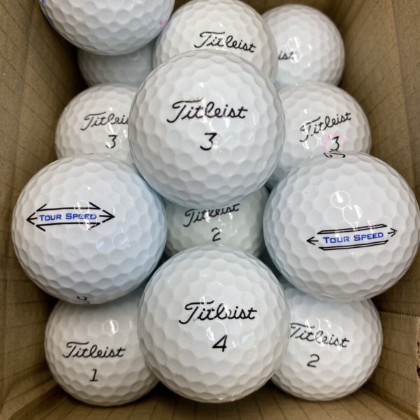 12 Titleist Tour Speed Pearl/Grade A Lake Balls (Qty. 12)
