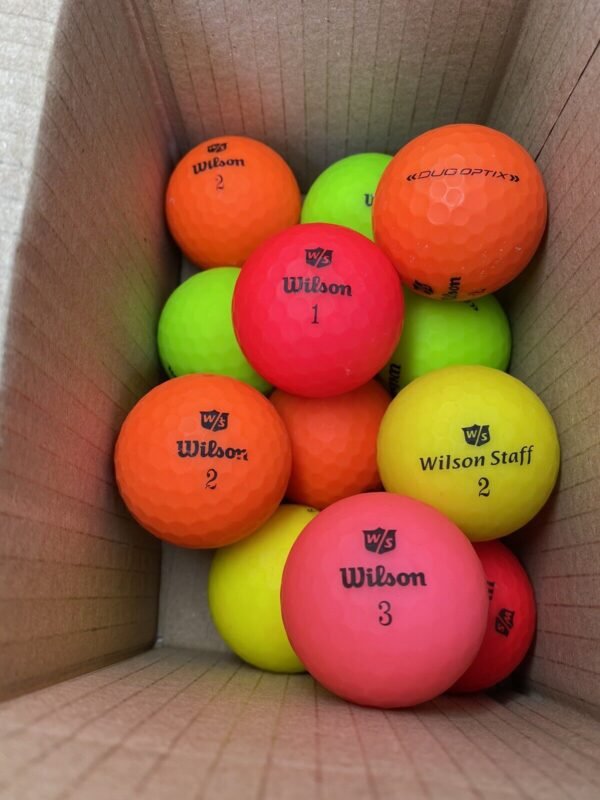 12 Wilson DUO Optix MIX Pearl/Grade A Lake Balls (Qty. 12)