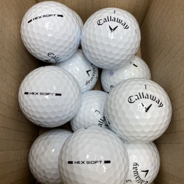 12 Callaway HEX Tour Soft Pearl/Grade A Lake Balls (Qty. 12)