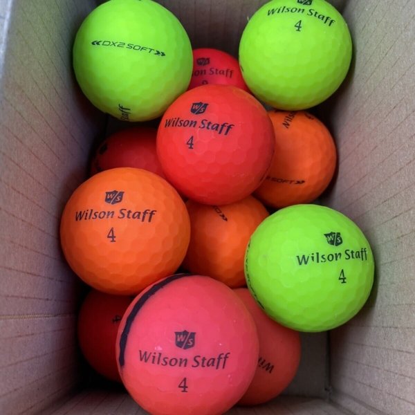 12 Wilson DX2 soft MIXED Pearl/Grade A Lake Balls (Qty. 12)