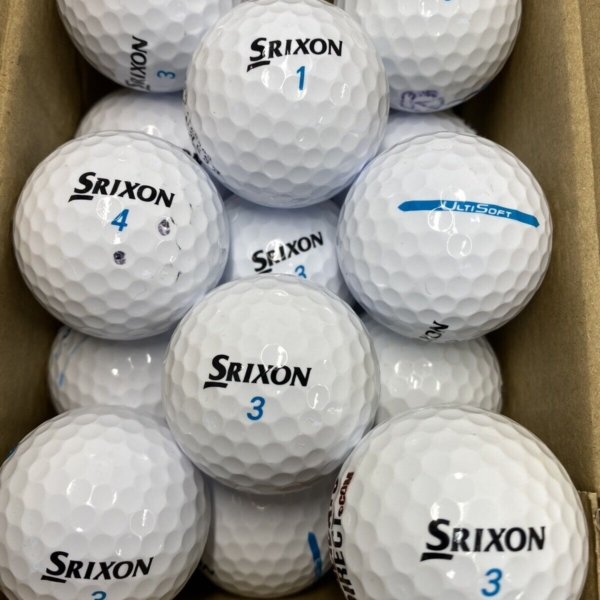 12 Srixon UltiSoft Pearl/Grade A Lake Balls (Qty. 12)