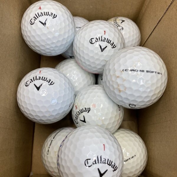 12 Callaway Chrome Soft Grade B Lake Balls (Qty. 12)