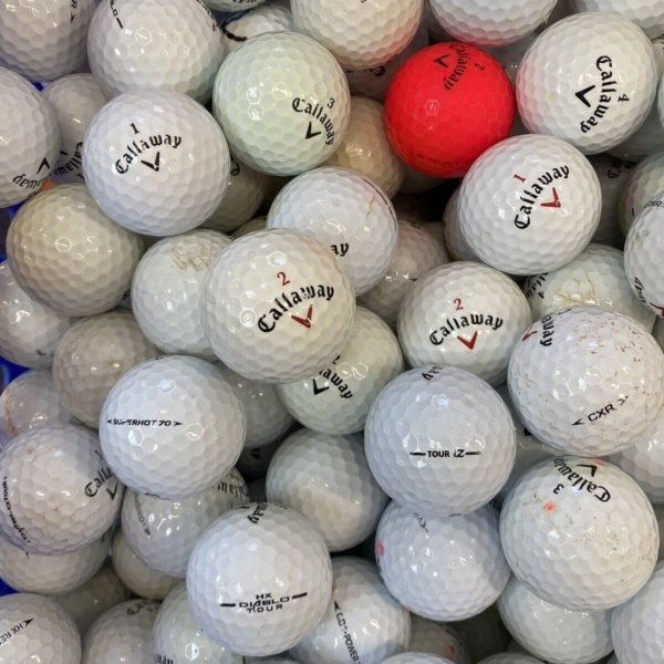 50 Callaway MIX Hex Soft/Big Bertha/Diablo B Grade Lake Balls