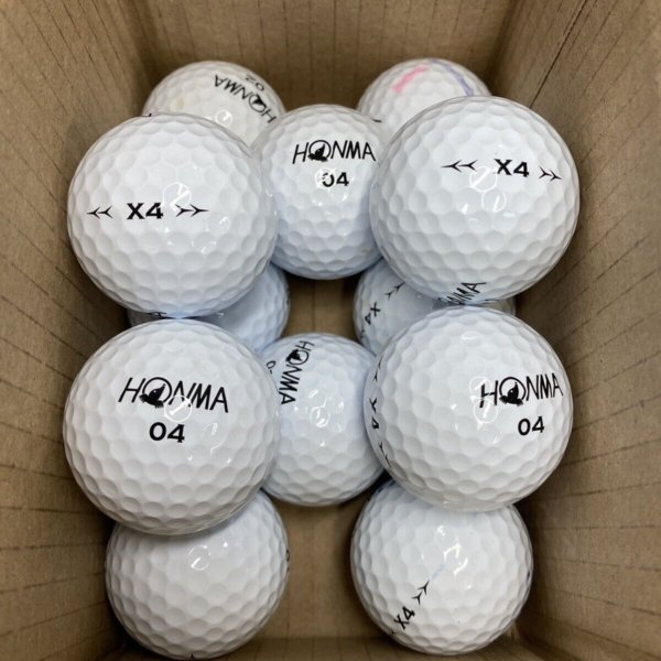 12 Honma X4 Pearl/Grade A Lake Balls (Qty. 12)