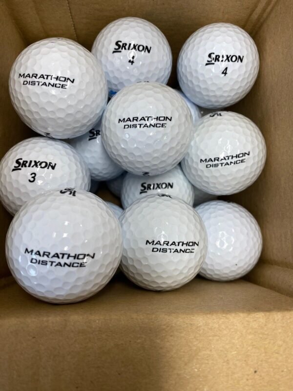 24 Srixon Marathon DISTANCE Pearl/Grade A Lake Balls (Qty. 24)