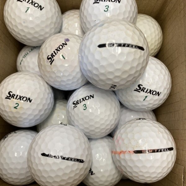 24 Srixon Softfeel B GRADE Lake Balls (Qty. 24)