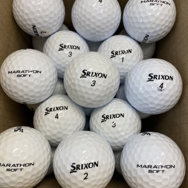 24 Srixon Marathon Soft Pearl/Grade A Lake Balls (Qty. 24)