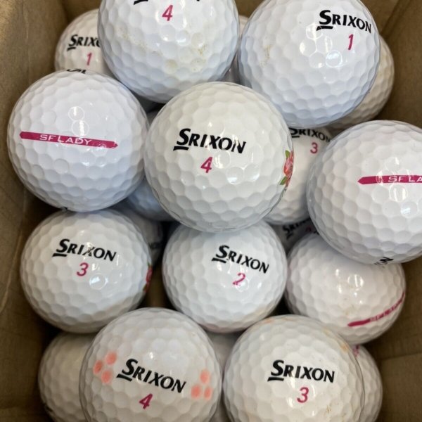 24 Srixon Softfeel Lady B GRADE Lake Balls (Qty. 24)