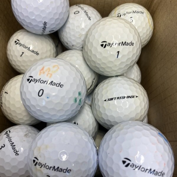 24 Taylormade Soft Response B GRADE Lake Balls (Qty. 24)