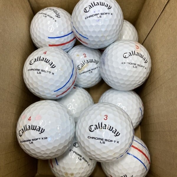 12 Callaway Chrome Soft Triple X/ls Track Grade B Lake Balls