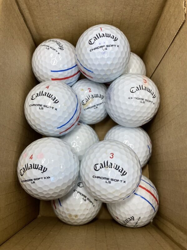 12 Callaway Chrome Soft Triple X/ls Track Grade B Lake Balls