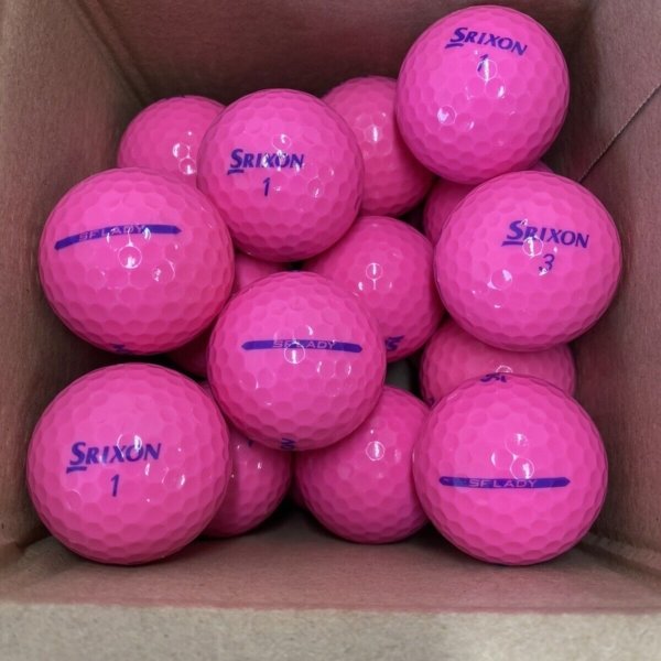 24 Srixon Softfeel Lady PINK Pearl/Grade A Lake Balls