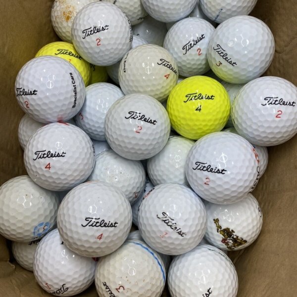 50 Titleist MIX Trufeel/Velocity/DT Trusoft/NXT Tour B GRADE Lake Balls