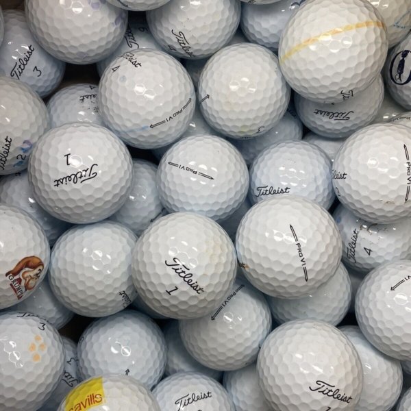 50 Titleist Pro V1 2022/2023 B GRADE Lake Balls