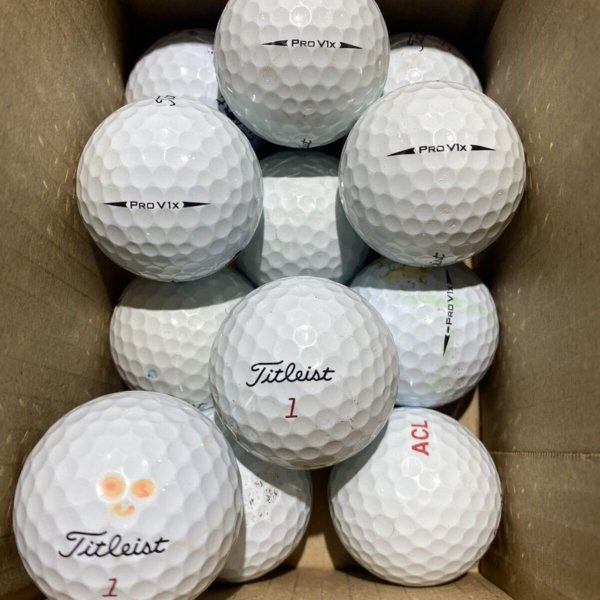 24 Titleist Pro V1 X Black Arrows B GRADE Lake Balls