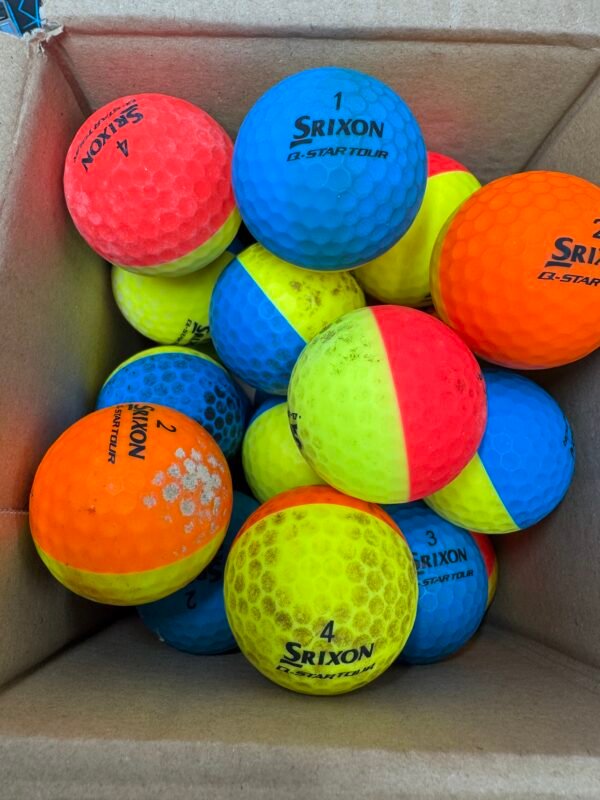 24 SRIXON Q STAR TOUR DIVIDE B GRADE LAKE BALLS