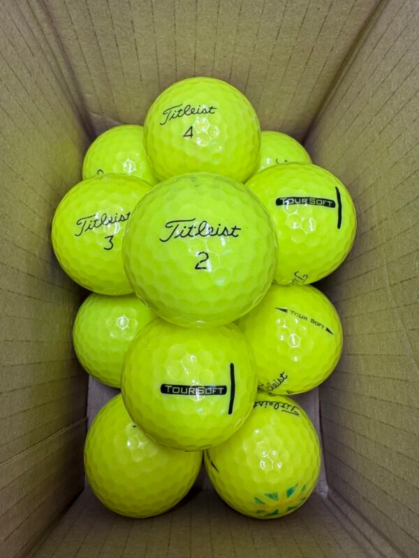 TITLEIST TOUR SOFT YELLOW  PEARL/A LAKE BALLS