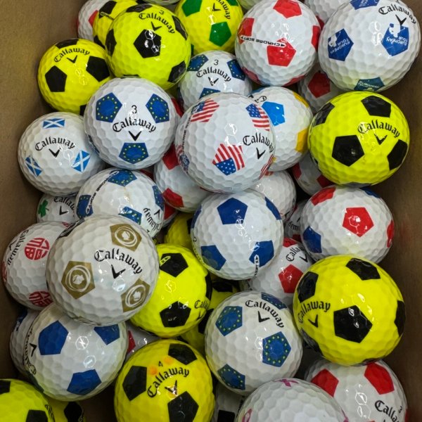 CALLAWAY CHROME SOFT TRUVIS PEARL/A MIXED COLOURS