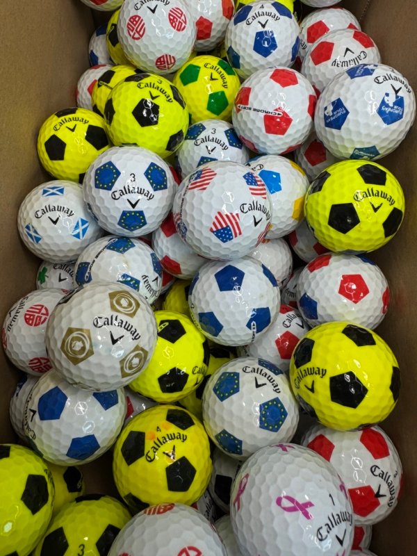 CALLAWAY CHROME SOFT TRUVIS PEARL/A MIXED COLOURS
