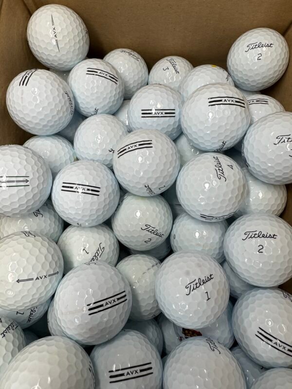 12 TITLEIST AVX PEARL/A GOLF BALLS