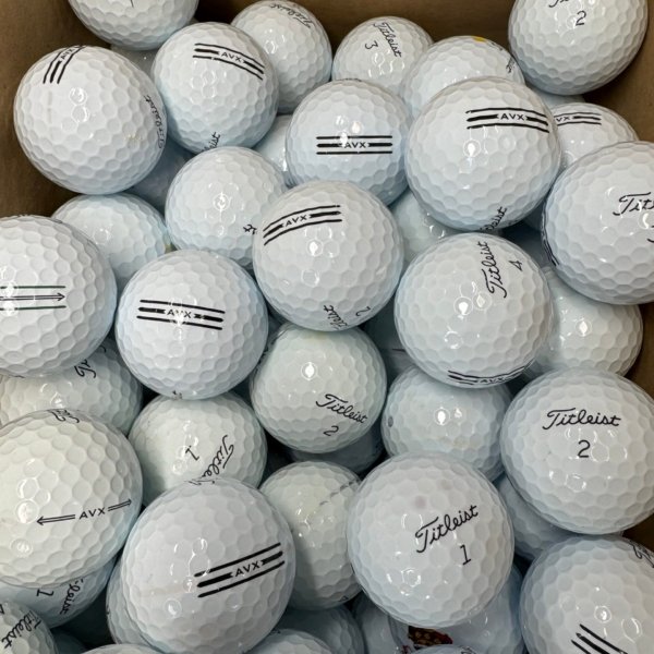 12 TITLEIST AVX PEARL/A GOLF BALLS