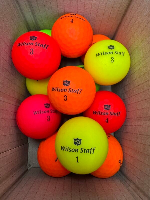 12 WILSON DX2 SOFT MIXED COLOURS PEARL/A GOLF BALLS