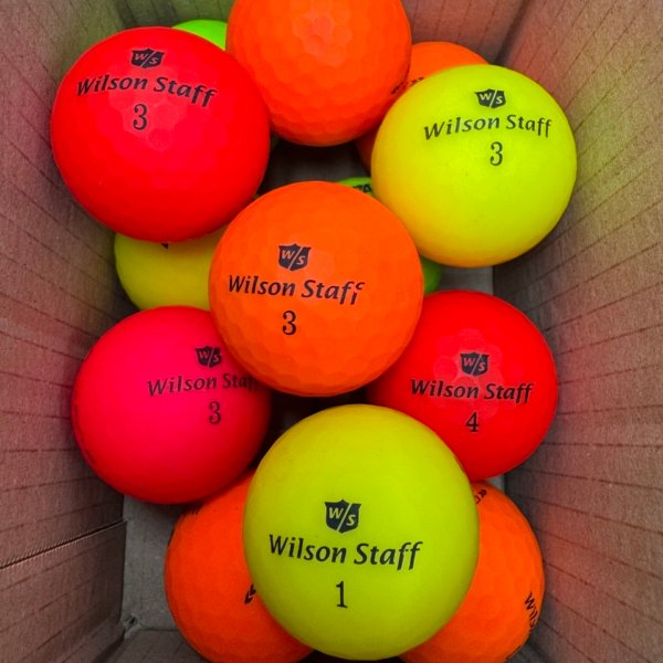 12 WILSON DX2 SOFT MIXED COLOURS PEARL/A GOLF BALLS