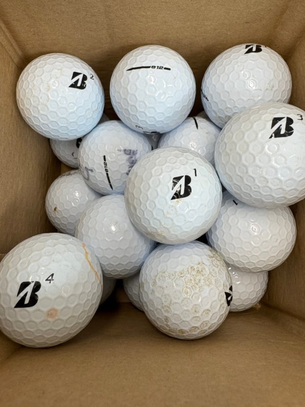20 BRIDGESTONE E12 B GRADE GOLF BALLS