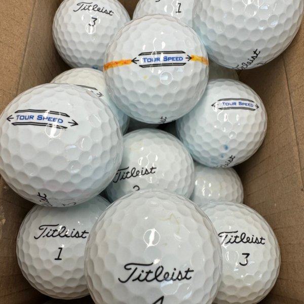 12 TITLEIST TOUR SPEED PEARL/A GOLF BALLS