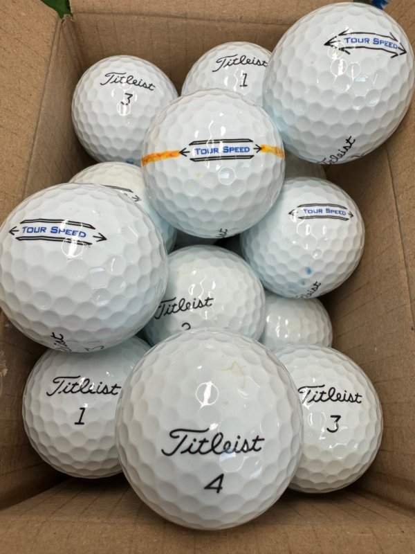 12 TITLEIST TOUR SPEED PEARL/A GOLF BALLS