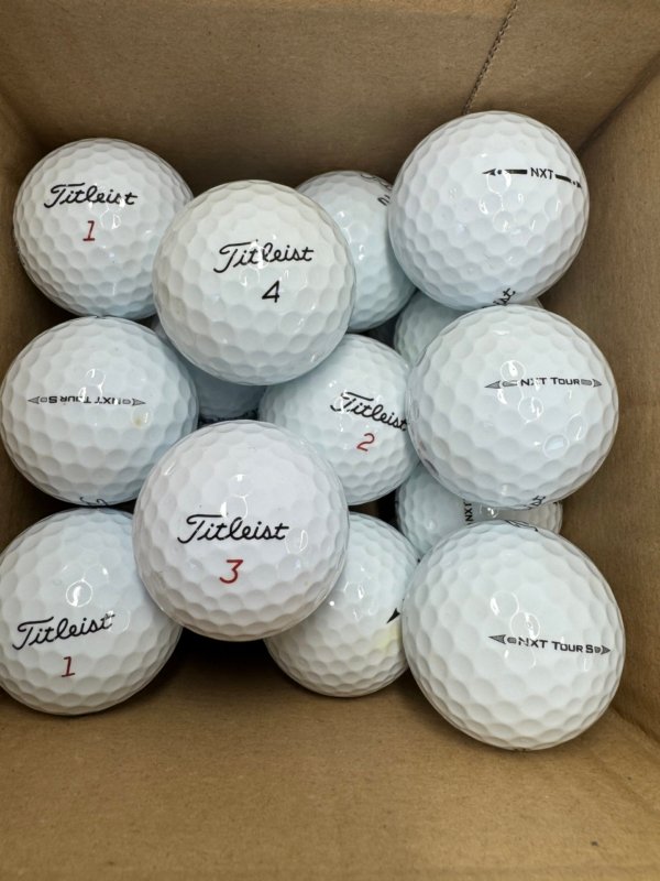 24 TITLEIST NXT TOUR MIX PEARL/A GOLF BALLS