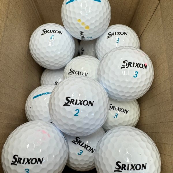 12 SRIXON ULTISOFT PEARL/A GOLF BALLS
