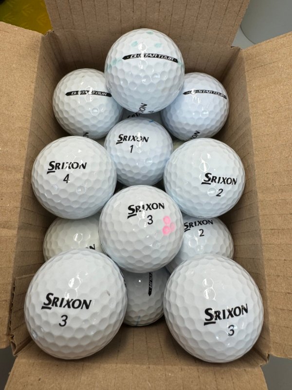 12 SRIXON Q STAR TOUR PEARL/A GOLF BALLS