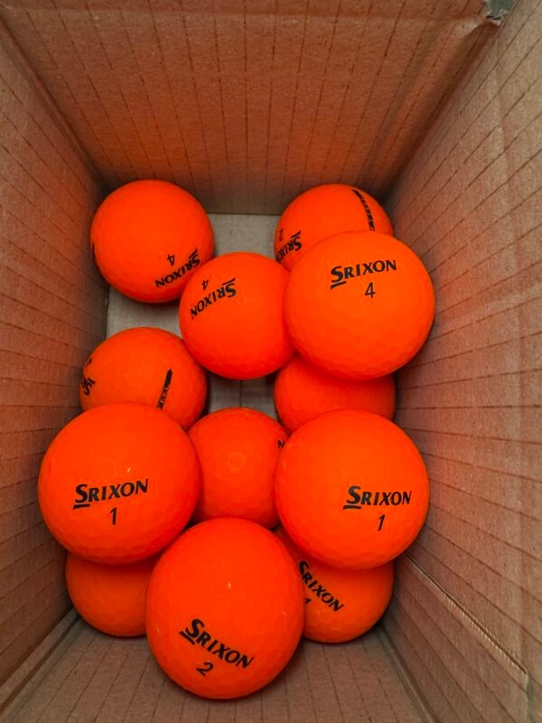 12 SRIXON SOFTFEEL ORANGE PEARL/A GOLF BALLS