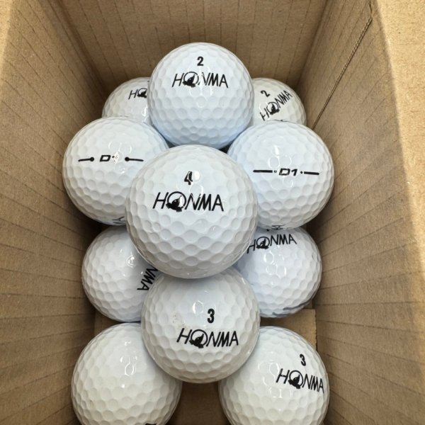 12 HONMA D1 PEARL/A GOLF BALLS