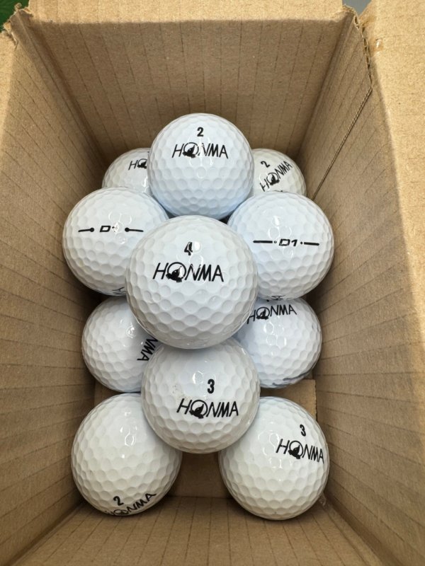 12 HONMA D1 PEARL/A GOLF BALLS