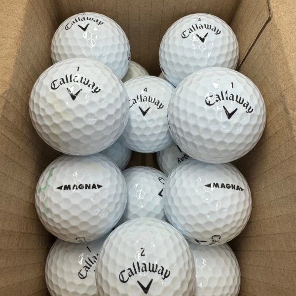12 CALLAWAY MAGNA PEARL/A GOLF BALLS