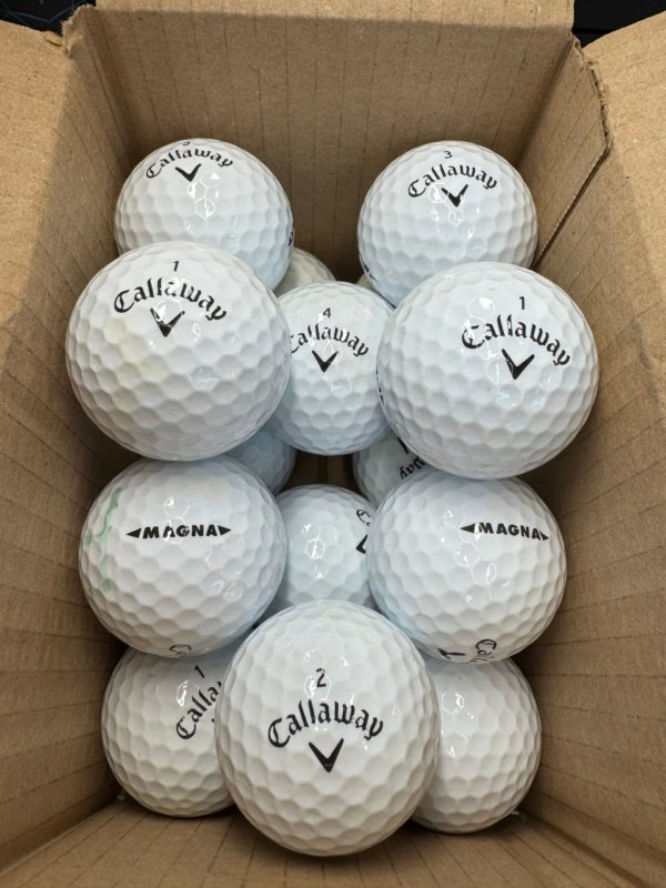 12 CALLAWAY MAGNA PEARL/A GOLF BALLS