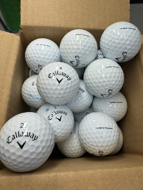 24 CALLAWAY HEX TOUR PEARL/A GOLF BALLS