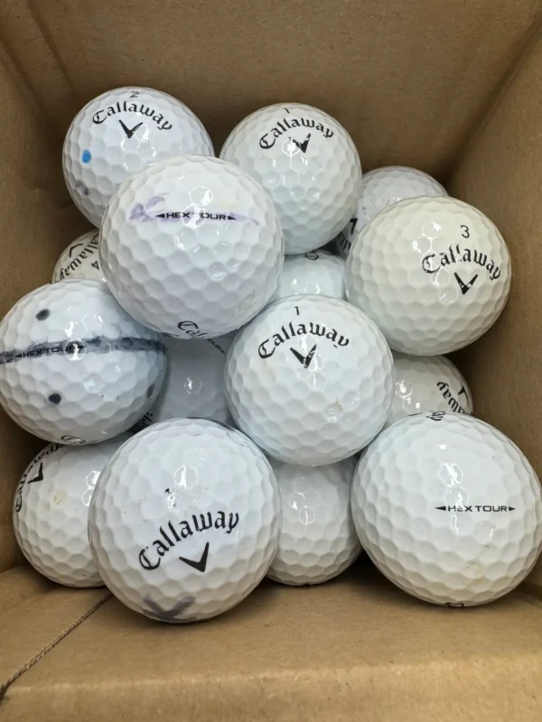 24 CALLAWAY HEX TOUR B GRADE GOLF BALLS