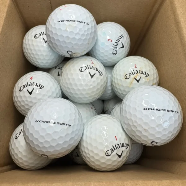 24  Callaway Chrome Soft B GRADE GOLF BALLS