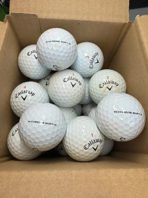 24  Callaway Chrome Soft B GRADE GOLF BALLS