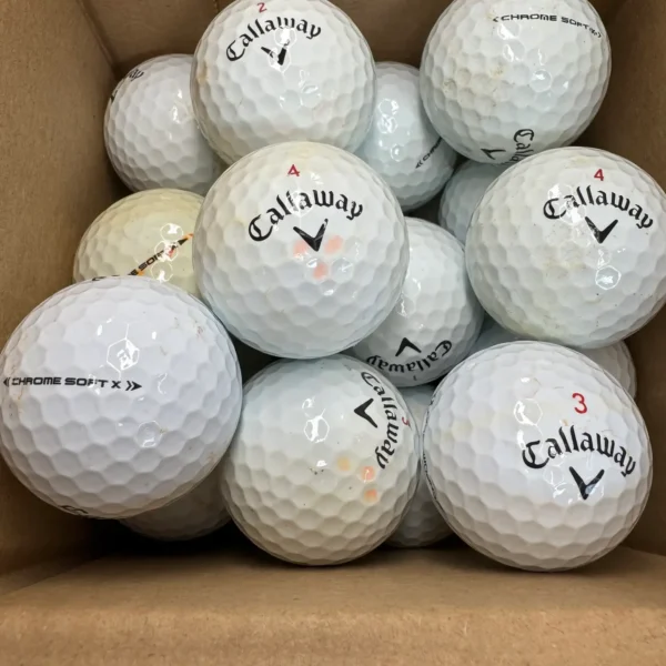 24  Callaway Chrome Soft X B GRADE GOLF BALLS