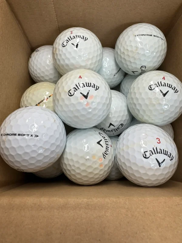 24  Callaway Chrome Soft X B GRADE GOLF BALLS